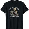 imageStar Wars The Mandalorian May The Fourth Be With You Stamp TShirtBlack
