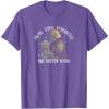 imageStar Wars The Mandalorian May The Fourth Be With You Stamp TShirtPurple Heather