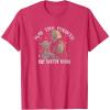 imageStar Wars The Mandalorian May The Fourth Be With You Stamp TShirtRed Heather