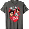 imageStar Wars Valentines Day Han ampamp Leia Dont Let Me Fly Solo TShirtAsphalt Grey