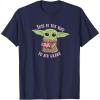 imageThe Mandalorian the Child This is the Way to My Heart TShirtNavy Blue