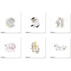 imageTrends International Gallery Pops Star Wars Saga  Modern Art Wall Art Bundle 6Pack Wall Poster 12quot x 12quot Black Frame VersionUnframed Version