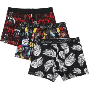imageBioworld Mens Adult Star Wars Boxer Brief Underwear 3PackMulticolored