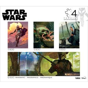 imageBuffalo Games  Star Wars  4 x 1 Multipack  Multi Piece Jigsaw Puzzle for Adults Challenging Puzzle Perfect for Game Nights  Finished Size Varies