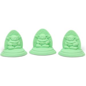 imageDisney Star Wars The Mandalorian The Child Silicone Mold for Kitchen  for Candy Chocolates Ice Cubes and MoreWhite