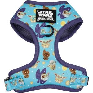 imageDog Adjustable Harness  Star Wars The Mandalorian  L Breathable Mesh No Pull Design with Two DRings Patented Design Perfect for Small Dogs and PuppiesXSmall