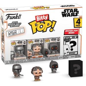 imageFunko Bitty POP Mandalorian 4 Pack  The Mandalorian Bitty POP Kuiil Bitty POP Offworld Jawa and a Mystery Bitty POP Figure and A Surprise Mystery Mini Figure  09 Inch 22 Cm