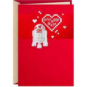 imageHallmark Valentines Day Card Star Wars R2D2 and HeartsStar Wars R2D2  Hearts