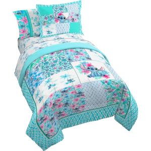 imageJay Franco Kids Comforter Set Includes Sheets and Pillow Covers  Soft and Cozy Bed Set for Stylish Room Decor Dark Blue  Star Wars 5 Piece Twin BeddingMulti  Lilo and Stitch 02