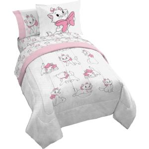 imageJay Franco Kids Comforter Set Includes Sheets and Pillow Covers  Soft and Cozy Bed Set for Stylish Room Decor Dark Blue  Star Wars 5 Piece Twin BeddingWhite  Aristocats
