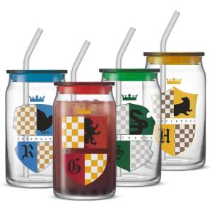 imageJoyJolt Star Wars Now Playing Collection Tumblers 169oz Classic Can Shape Tumbler Drinking Glass Cups Set Glass Tumbler Set of 4 wGlass Straws Star Wars Gifts Star Wars Glassware Large ClearHarry Potter