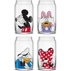 imageJoyJolt Star Wars Now Playing Collection Tumblers 169oz Classic Can Shape Tumbler Drinking Glass Cups Set Glass Tumbler Set of 4 wGlass Straws Star Wars Gifts Star Wars Glassware Large ClearDisney