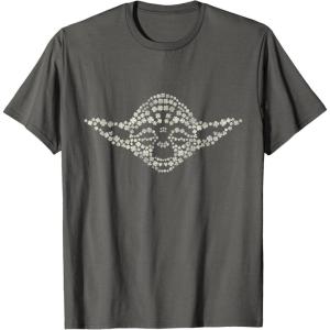 imageNEW Star Wars St Patricks Day Clover Fill Jedi Master Yoda TShirtAsphalt Grey