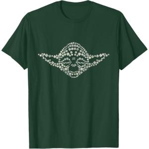 imageNEW Star Wars St Patricks Day Clover Fill Jedi Master Yoda TShirtDark Green