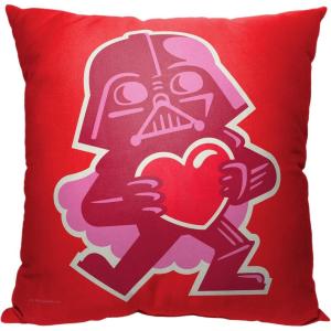 imageNorthwest Classic Pillow 18quot x 18quot Love and Star WarsLoving Vader