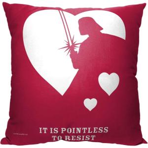 imageNorthwest Classic Pillow 18quot x 18quot Love and Star WarsPointless to Resist