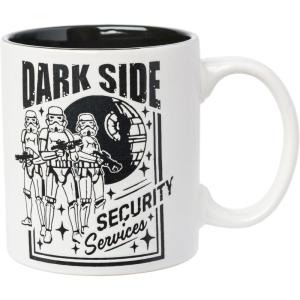 imageSilver Buffalo Star Wars Dark Side Security Wax Resist 20oz Ceramic Mug