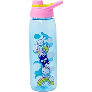 imageSilver Buffalo Star Wars Darth Vader Water Bottle With ScrewOn Lid 28 OuncesHello Kitty and Friends on a Rainbow