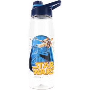 imageSilver Buffalo Star Wars Darth Vader Water Bottle With ScrewOn Lid 28 OuncesStar Wars Darth Vader