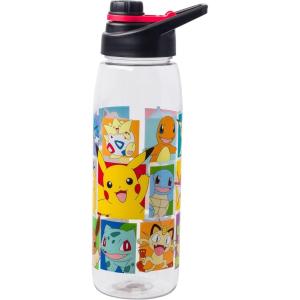 imageSilver Buffalo Star Wars Darth Vader Water Bottle With ScrewOn Lid 28 OuncesVarious Pokemons