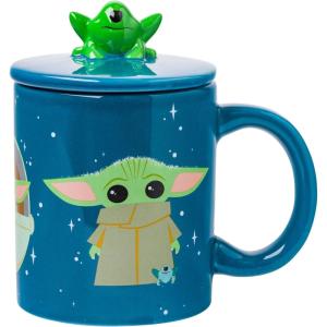 imageSilver Buffalo Star Wars Jabba the Hut Ceramic 3D Sculpted Mug 20 OuncesStar Wars The Child Frog