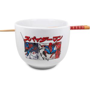 imageSilver Buffalo Star Wars Japanese Art Featuring Darth Vader Yoda Chewbacca Death Star and Stormtrooper Ceramic Ramen Noodle Rice Bowl with Chopsticks Microwave Safe 30 OuncesSpiderman Manga Panels