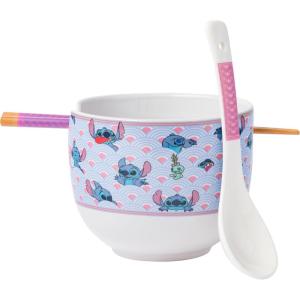 imageSilver Buffalo Star Wars Japanese Art Featuring Darth Vader Yoda Chewbacca Death Star and Stormtrooper Ceramic Ramen Noodle Rice Bowl with Chopsticks Microwave Safe 30 OuncesLilo and Stitch Waves Spoon
