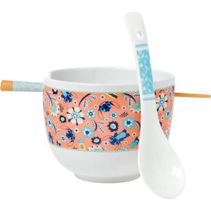 imageSilver Buffalo Star Wars Japanese Art Featuring Darth Vader Yoda Chewbacca Death Star and Stormtrooper Ceramic Ramen Noodle Rice Bowl with Chopsticks Microwave Safe 30 OuncesLilo and Stitch Flower and Leaves Pattern Spoon