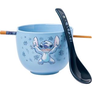 imageSilver Buffalo Star Wars Japanese Art Featuring Darth Vader Yoda Chewbacca Death Star and Stormtrooper Ceramic Ramen Noodle Rice Bowl with Chopsticks Microwave Safe 30 OuncesLilo and Stitch Hands Up Spoon