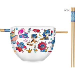 imageSilver Buffalo Star Wars Japanese Art Featuring Darth Vader Yoda Chewbacca Death Star and Stormtrooper Ceramic Ramen Noodle Rice Bowl with Chopsticks Microwave Safe 30 OuncesLilo and Stitch Costumes
