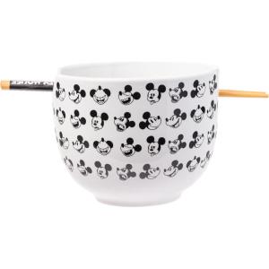 imageSilver Buffalo Star Wars Japanese Art Featuring Darth Vader Yoda Chewbacca Death Star and Stormtrooper Ceramic Ramen Noodle Rice Bowl with Chopsticks Microwave Safe 30 OuncesMickey Mouse Expressions