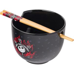 imageSilver Buffalo Star Wars Japanese Art Featuring Darth Vader Yoda Chewbacca Death Star and Stormtrooper Ceramic Ramen Noodle Rice Bowl with Chopsticks Microwave Safe 30 OuncesNightmare Before Christmas Jack