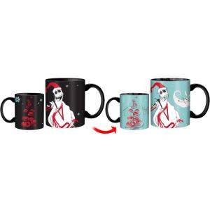 imageSilver Buffalo Star Wars Logo Heat Reveal Ceramic Coffee Mug Featuring Boba Fett Yoda Luke C3PO R2D2 Darth Vader and Stormtrooper 20OuncesNightmare Before Xmas Holiday