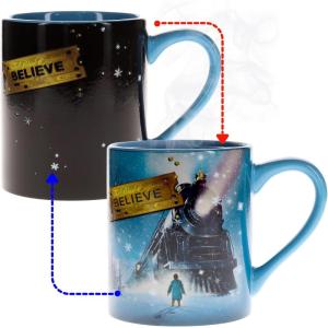 imageSilver Buffalo Star Wars Logo Heat Reveal Ceramic Coffee Mug Featuring Boba Fett Yoda Luke C3PO R2D2 Darth Vader and Stormtrooper 20OuncesPolar Express