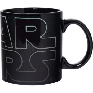 imageSilver Buffalo Star Wars Logo Heat Reveal Ceramic Coffee Mug Featuring Boba Fett Yoda Luke C3PO R2D2 Darth Vader and Stormtrooper 20OuncesStar Wars