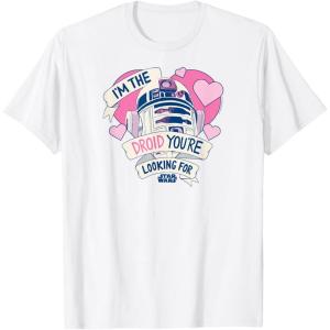 imageStar Wars  Im The Droid Youre Looking For R2D2 TShirtWhite