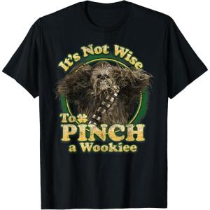 imageStar Wars Chewbacca Its Not Wise To Pinch A Wookie TShirtBlack
