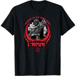 imageStar Wars Darth Vader Galactic Empire Power of the Dark Side TShirtBlack