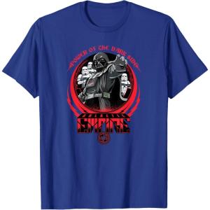imageStar Wars Darth Vader Galactic Empire Power of the Dark Side TShirtRoyal Blue
