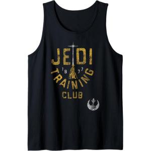 imageStar Wars Jedi Training Club Distressed Rebels Disney Tank TopBlack