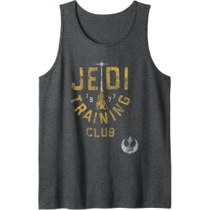 imageStar Wars Jedi Training Club Distressed Rebels Disney Tank TopDark Heather Grey