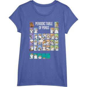 imageStar Wars Periodic Table Of Porgs Cute Group Shot TShirtBright Blue Heather