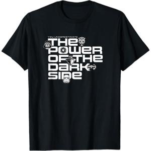 imageStar Wars Sith You Underestimate the Power of the Dark Side TShirtBlack