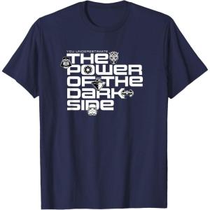 imageStar Wars Sith You Underestimate the Power of the Dark Side TShirtNavy Blue