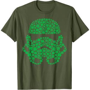 imageStar Wars Stormtrooper Clovers St Patricks Day Disney TShirtOlive Green