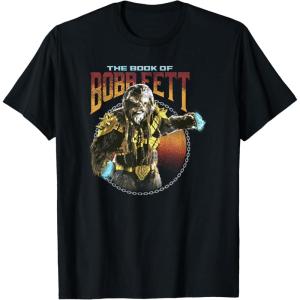 imageStar Wars The Book Of Boba Fett Black Krrsantan Combat Pose TShirtBlack