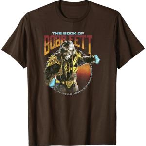 imageStar Wars The Book Of Boba Fett Black Krrsantan Combat Pose TShirtBrown
