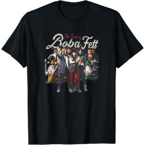 imageStar Wars The Book Of Boba Fett Mos Espa Bikers TShirtBlack
