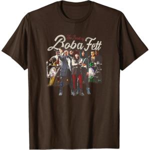 imageStar Wars The Book Of Boba Fett Mos Espa Bikers TShirtBrown