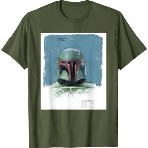 imageStar Wars The Book of Boba Fett Armor TShirtOlive Green